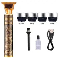 Máquina de Cortar Cabelo e Barba Dragão Recarregável Profissional Masculina