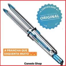 Prancha de Cabelo e Chapinha Original Super Nano Titanium Com Nota Fiscal Optima 3000 Profissional 465 F