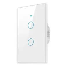 Interruptor Inteligente Wifi Touch 2 Canais Para Automação Touch Screen