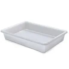 Bandeja Plástica Retangular 6,5 Litros Multiuso Branca