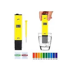 Medidor de pH Digital para Água Display Preciso para Piscinas Aquários Água Doce e Salgada Portátil Prático de Operar