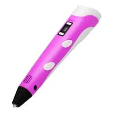 Caneta de Desenho 3D Avançada Impressão Tridimensional Criativa Infantil Rosa