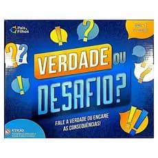 Verdade ou Desafio – Jogo de Tabuleiro Brinquedo Divertido e Educativo Para Amigos e Família Pais & Filhos