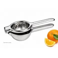 Espremedor de Laranja Grande Para Fazer Suco, Limonada, Caipirinha Pressão Alumínio Cozinha, Limão