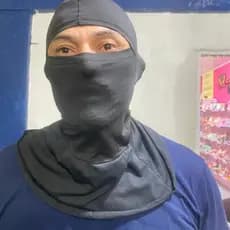 Touca Ninja Balaclava Preta Máscara Proteção UV 50+ Moto Bike