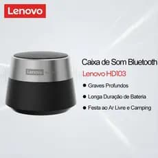 Lenovo HD103 Wireless Speaker para Festa ao Ar Livre e Camping com Graves Profundos e Bateria de Longa Duracao