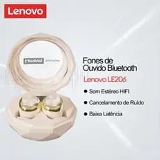 Lenovo LE206 Fones De Ouvido Bluetooth Alta Fidelidade Estéreo Som Cancelamento Ruído À Prova Dwaterproof Água Toque Int