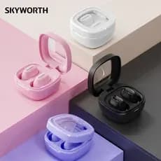 Lenovo × Skyworth SEP008 Fones De Ouvido Bluetooth Cancelamento de ruído estéreo HIFI Bass Boost