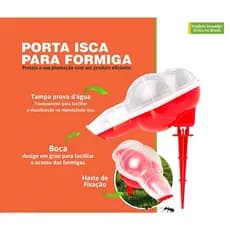 Porta Isca para Formiga Cortadeira Kit 10 Un