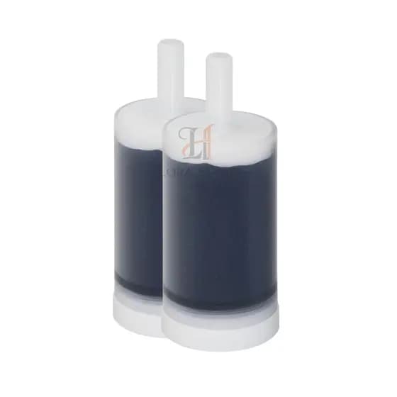 KIT 2 Refil Filtro Carvão Ativado Com Rosca Torneira Universal Purificador de Água Cozinha Bebedouro