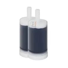 KIT 2 Refil Filtro Carvão Ativado Com Rosca Torneira Universal Purificador de Água Cozinha Bebedouro