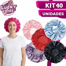 Kit 40 Toucas de Cetim - Atacado