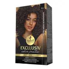 Kit Color Pratic 7.1 - Louro Medio Acizentado Haskell