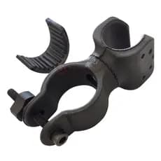 Suporte De Lanterna tatica Para Bicicleta Bike ou farol luz frontal Com Rotação Gira 360º Mega Resistente Universal Guidão