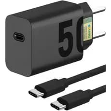 Carregador Turbo 50w com Cabo Tipo C para Samsung