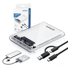 Case Gaveta Hd Externo Exbom 2.5 Usb 3.1 Type C Cghd-70 Transparente