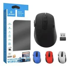 Mouse Sem fio Wireless 2.4Ghz Receptor Usb Lehmox - LEY-172