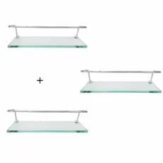 Combo 3 Porta Shampoo 10x60 incolor