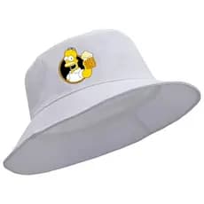 Boné Chapéu Bucket Hat Homer Simpsons Beer New Cap Exclusivo