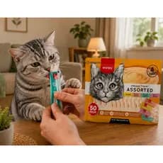 Petisco Para Gatos Wanpy Tipo Churu Truly Creamy cremoso com tubos x 14g