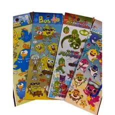 120 Cartelas Adesivos Infantil - Personagens Variados Lembrancinha Professora