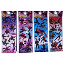 15/20/30/50 Cartelas Homen Aranha Adesivos Infantil Stickers Personagem