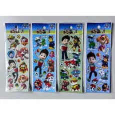 15/20/30/40/50 Patrulha Canina Cartelas Adesivos Stickers Infantil - Personagem