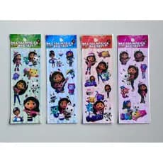 15/20/30/40/50 Casa Magica da Gabby Cartelas Adesivos Stickers Infantil