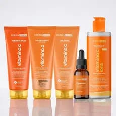 Kit Skin Care Tratamento de Manchas Clareador Facial Vitamina C Anti - Idade Dermachem Água Micelar