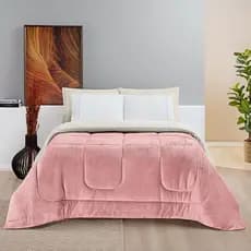 Coberdrom Casal Queen Pele De Carneiro manta Flanell Everest Edredom Cobertor Envio Imediato ROSE