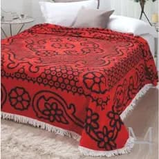 Colcha  Chenille tamanho Queen 2,20 x 2,40 varias cores e estampas BEM quentinha