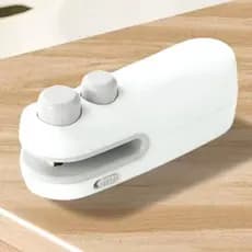 Mini Máquina Seladora Portátil 2 Em 1 Saco Plástico Embalagen Carregamento Usb Elétrica