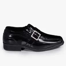 Sapato Infantil Masculino Social Com Fivela Preto 20 ao 36
