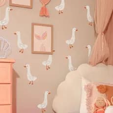 Adesivos de parede patinhos dos desenhos animados sala de estar quarto fundo parede decoração para casa adesivos de pare