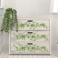 Adesivos de parede planta verde flor adesivos de parede quarto guarda-roupa porta adesivos sala estar adesivos decorativ