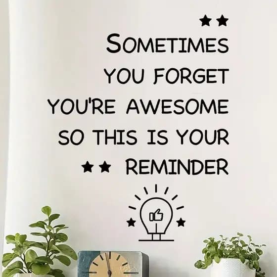 Adesivos de parede inspiradores frases em inglês auto-adesivo adesivos de parede sala de estar quarto fundo decoração de