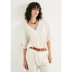 Blusa Feminina Box Em Peach Touch