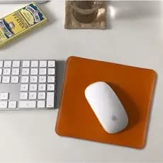 Mouse Pad Luxo Couro PU Antiderrapante Gamer Escritório Promoção Especial