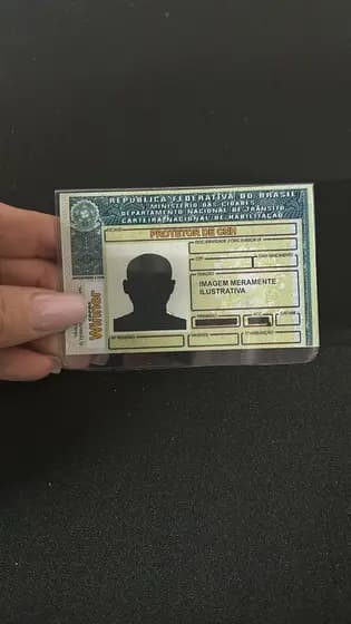 Toploader Thick Card Protetor De CNH Documento Habilitação Top