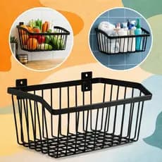 Cesto de Parede para Frutas e Legumes – Mais Espaço, Organização e Estilo na Cozinha