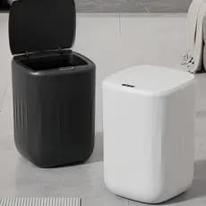 Lixeira Inteligente 20L Automática com Sensor de Movimento Recarregável USB Tampa Hermética