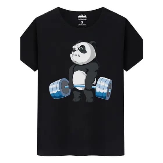 camisa masculino panda