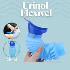Urinol Flexível Mictorio de Plastico Uso Adulto de Viagem Dobravel e Portatil Motorista de Aplicativo Unissex