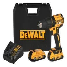Parafusadeira E Furadeira De Impacto 13mm 20v Dewalt Dcd7781d2 Com 2 Baterias, Carregador E Maleta Amarelo 127/220v