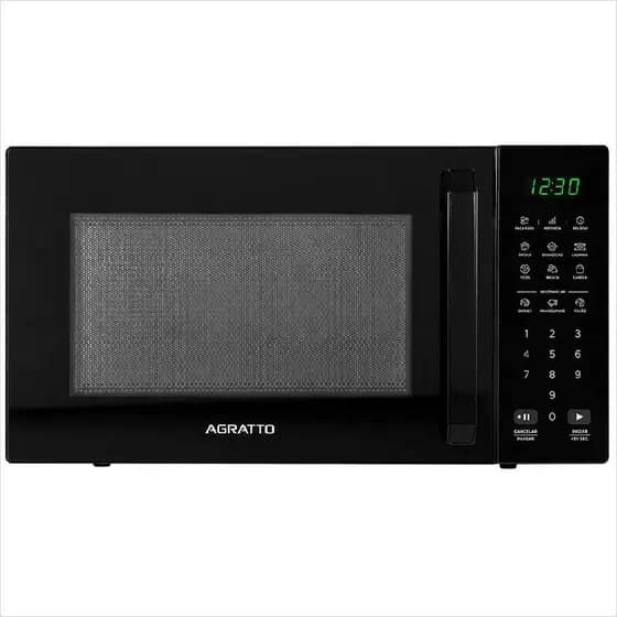 MICRO-ONDAS AMIC01N-01 PRETO 32L 1400W 127V AGRATTO