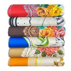 3 Toalhas De Mesa Retangulares Para 6 Lugares Estampas Variadas 2,00 x 1,40 cm