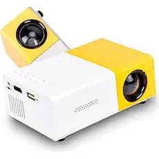 Mini projetor, projetor de vídeo portátil de 1500 lúmens com suporte de LED HD 1080p HDMI