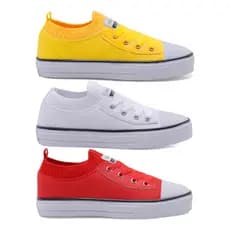 Tênis Feminino Combo 3 Pares Confortável Leve Macio Barato