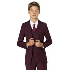 Colete social masculino infantil oxford bordo - lançamento 2024!