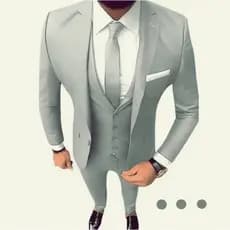 Terno Masculino Oxford Slim Cinza Claro - Classico Casamentos